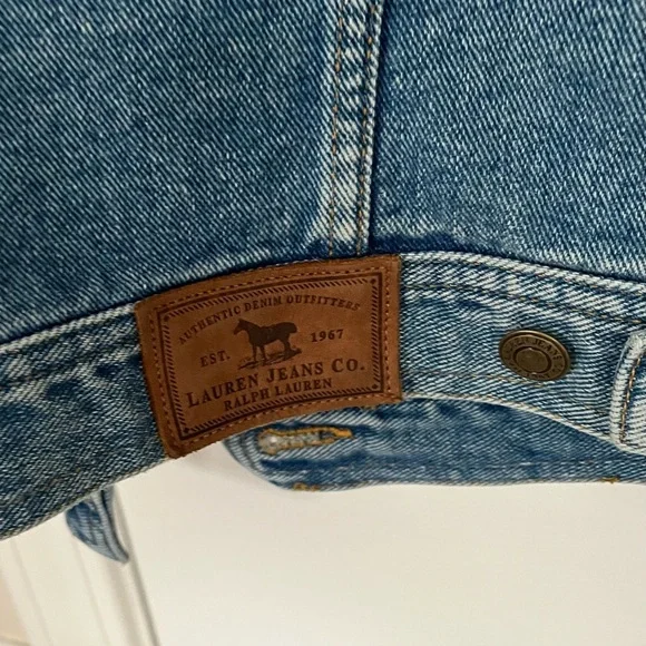 Ralph Lauren Blue Denim Classic Jacket L - Picture 12 of 16